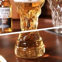 Soccer Trophy Style Beer Glass