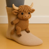 3D-gestrickte Tiersocken