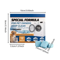 Pet-Specific Washing Machine Cleaning Tablets
