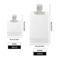 Portable Travel Fluid Dispensing Packing Bag