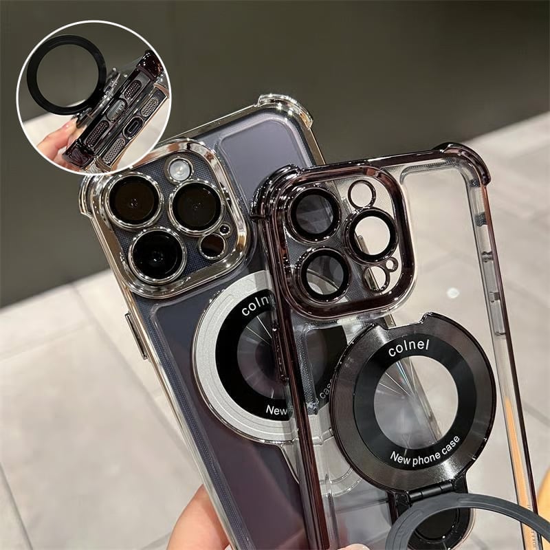 Electroplated Phone Case with Stand
