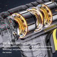 Portable Car Tire Inflator with Digital Display