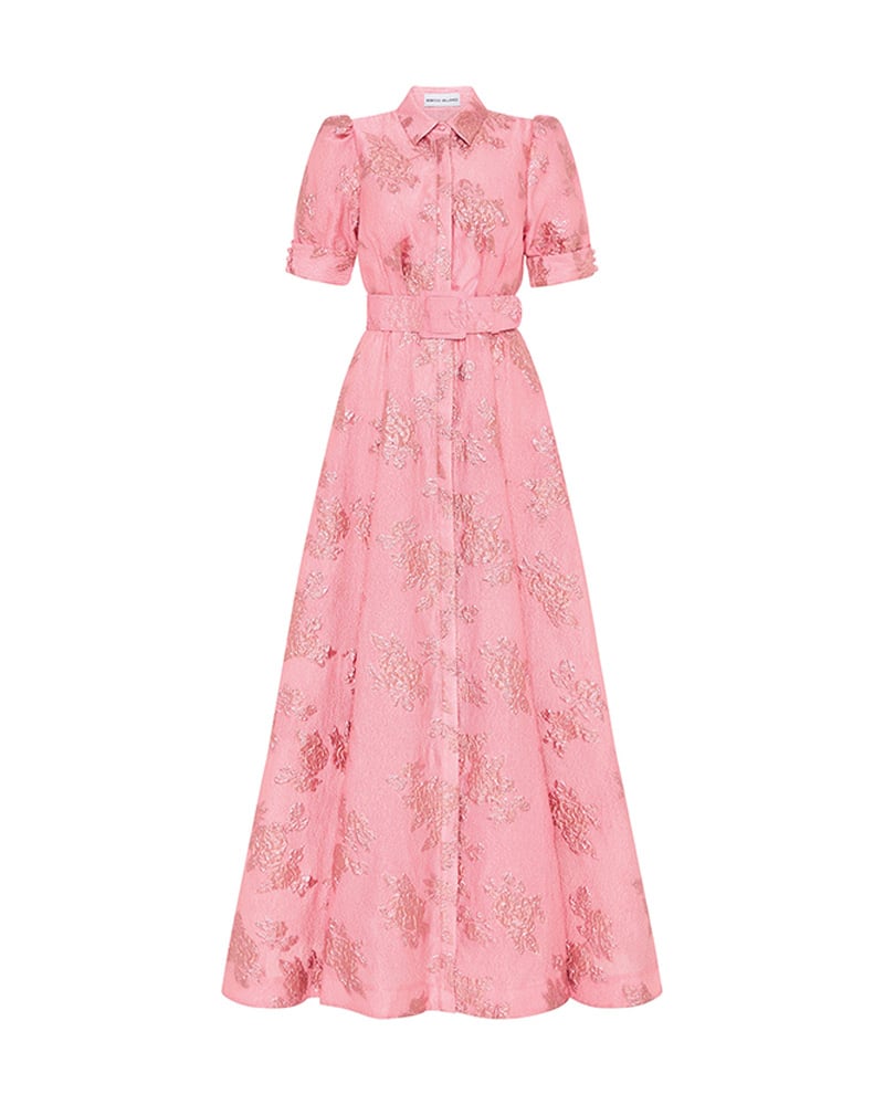 Jacquard Elegant Fashion Slim-Fit Long Dress