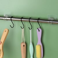 🍀Transparent Hanging Rod Clip