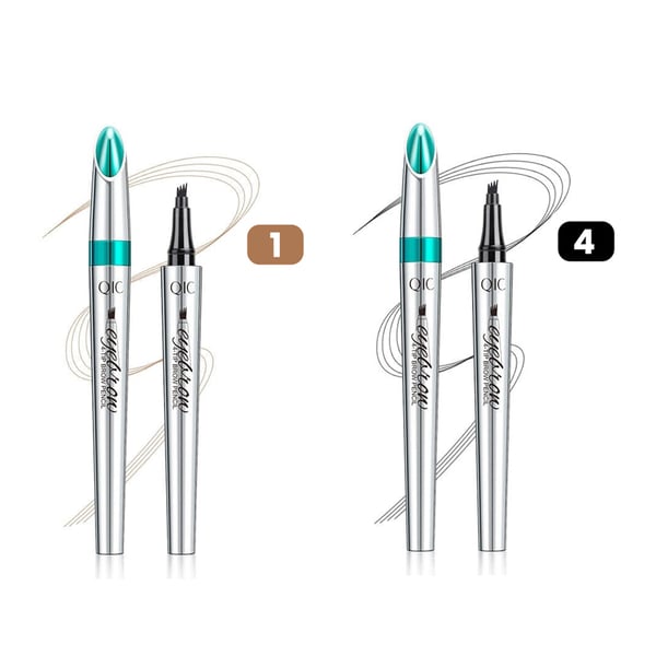 🔥BIG SALE - 50% OFF🔥3D Waterproof Microblading Eyebrow Pen 4 Fork Tip Tattoo Pencil (2 pcs)