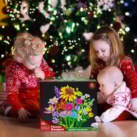 Flower Bouquet Building Block Advent Calendar Set