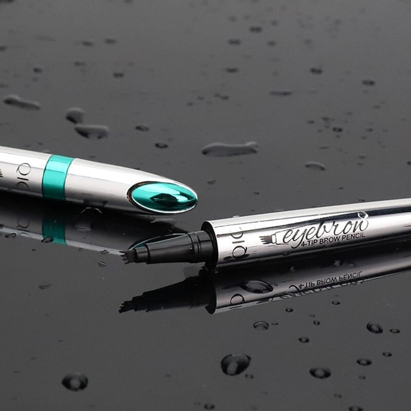Sale - 3D Waterproof Microblading Eyebrow Pen 4 Fork Tip Tattoo Pencil