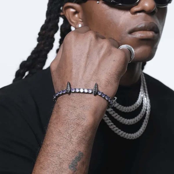 Black Panther Tennis Bracelet