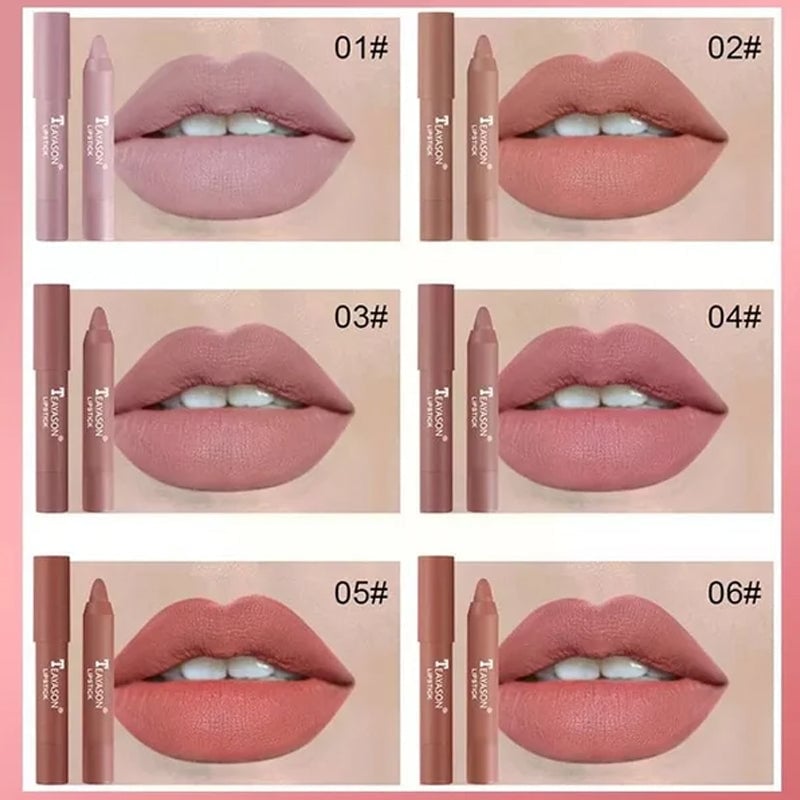 Rossetto opaco a 12 colori