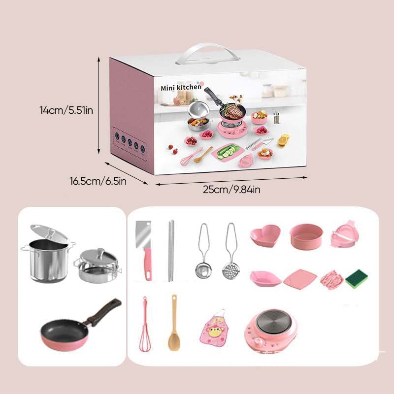 Kinder Real Cooking Mini-Küchenspielzeug - 22-teiliges Set