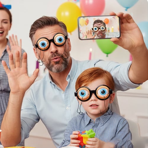 Crazy Eyes Glasses Party Effect