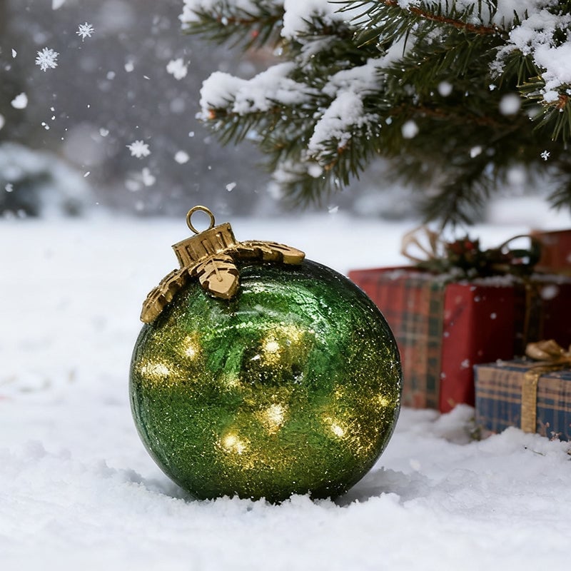 Glas-Tisch-Weihnachtsornamente