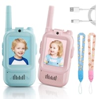 Sakerplus Rechargeable Video Walkie Talkies for Kids