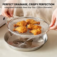 Oil Draining & Food Strainer Tray