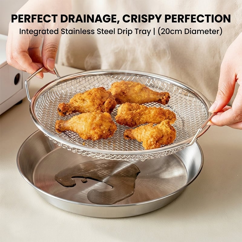 Oil Draining & Food Strainer Tray