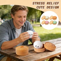Steamed Bun Squishy Toy (Fun Squeeze Toy)