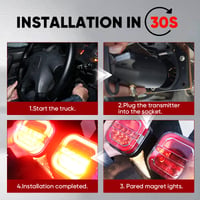 Sakerplus Wireless Trailer Lights Kits