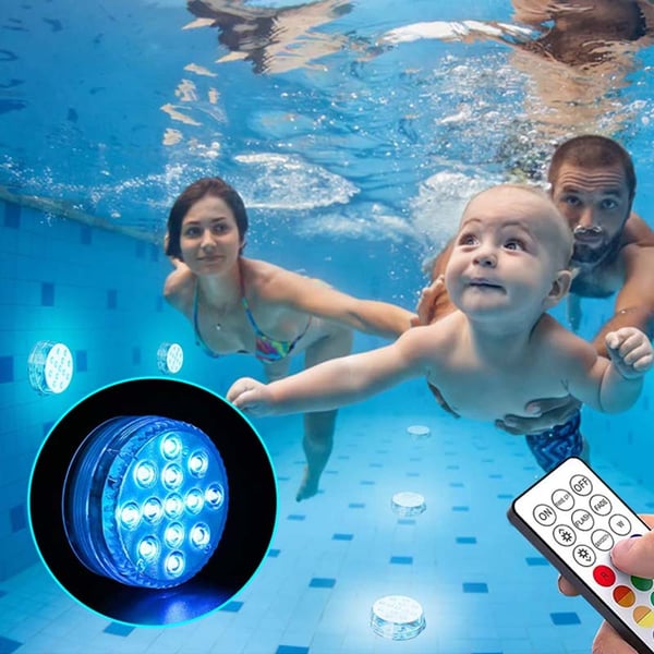 Double-Layer Waterproof Adhesive LED Pool Light