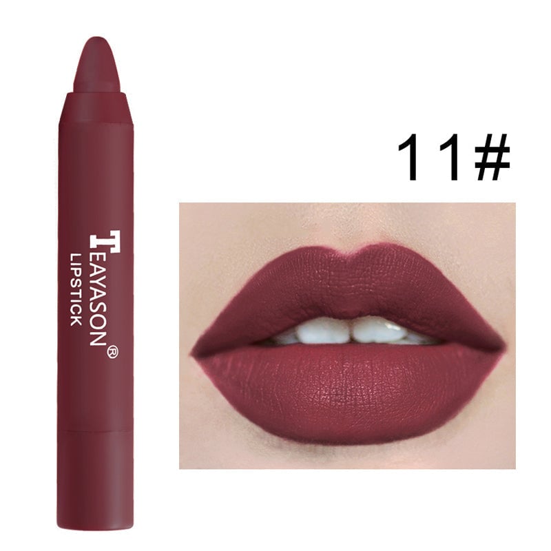 Rossetto opaco a 12 colori