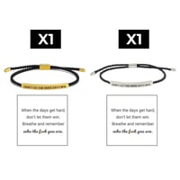 Inspire Bracelet - DONT LET THE HARD DAYS WIN