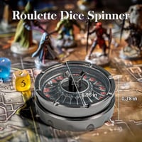 D20 Metal Spinner Dice