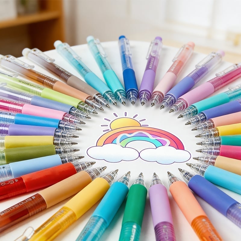 Colorful Quick-Dry Erasable Gel Pens