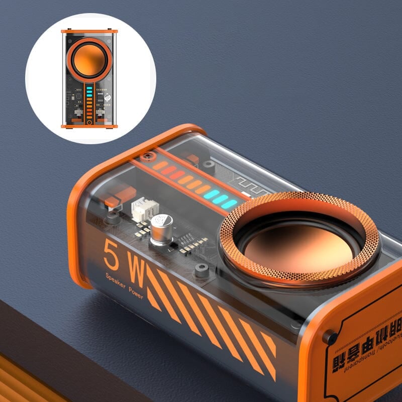 Transparent Mecha Wireless Bluetooth Speaker