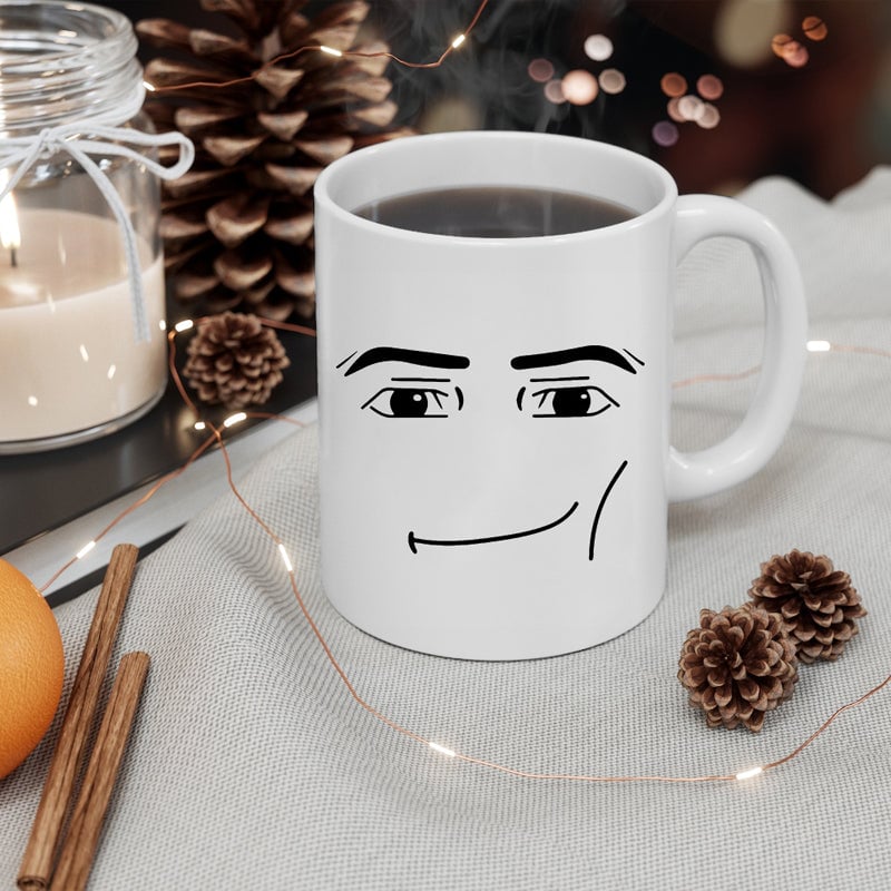 Tazza in ceramica con stampa di emoji