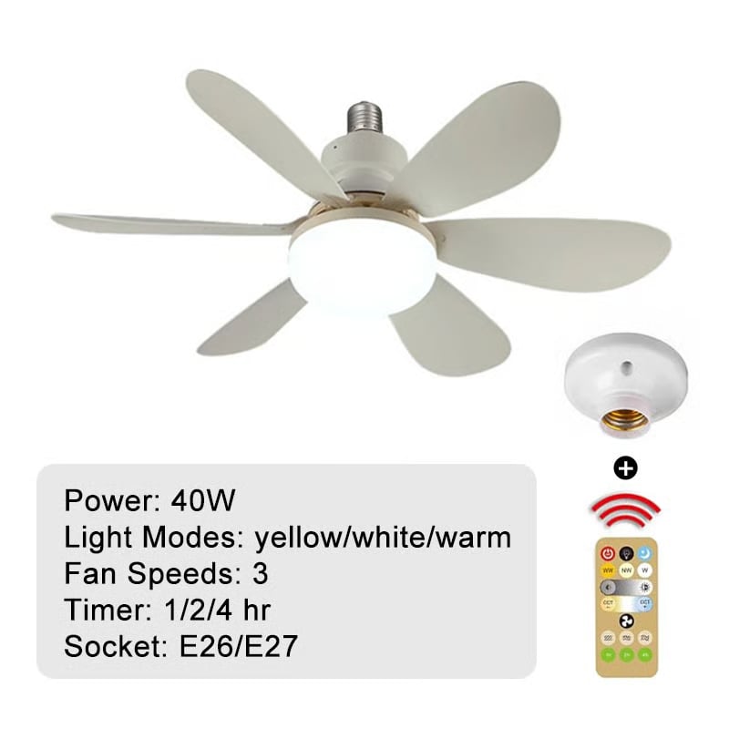 Ceiling Fan with LED Light