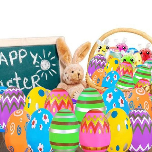 Prefilled Easter Eggs with Squeeze Toys