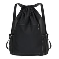Einfarbiger Sportrucksack mit Kordelzug aus Nylon
