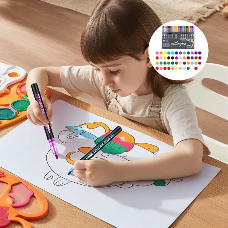 Kleurlichtstift Graffiti markeerstift