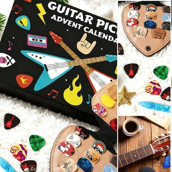 Christmas Guitar Pick Advent Calendar