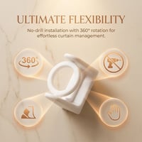 Universal Adhesive 360° Rotating Hanging Ring