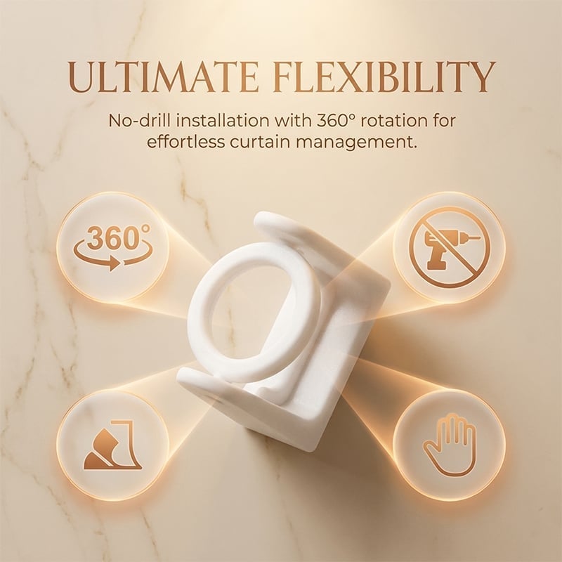 Universal Adhesive 360° Rotating Hanging Ring