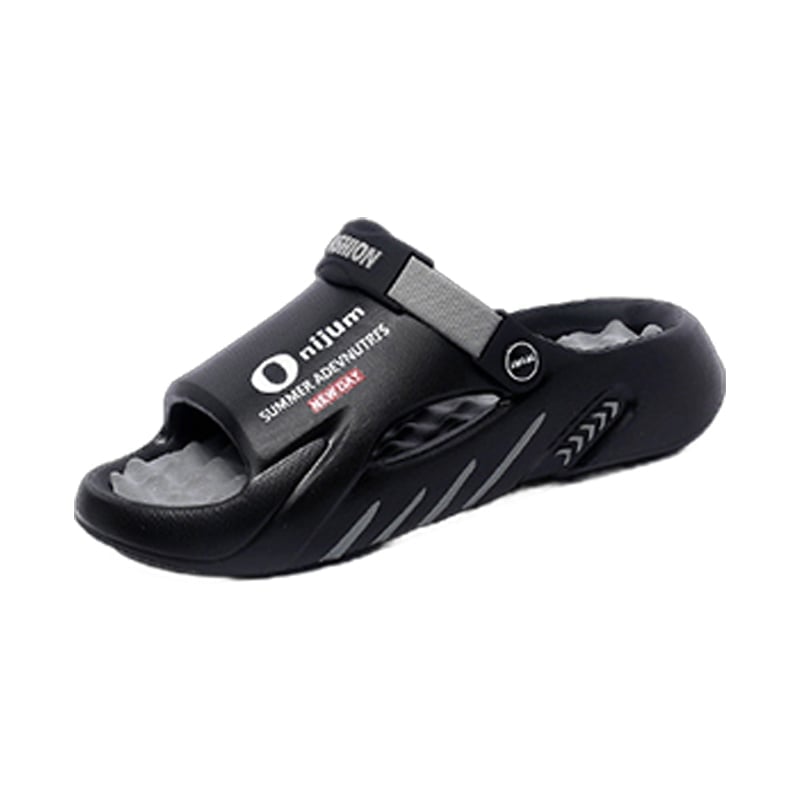 Sommarslip-on sandaler med halkskydd