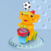 Interaktives LED-Elefantenspielzeug für Kleinkinder und Kinder mit realistischen Geräuschen