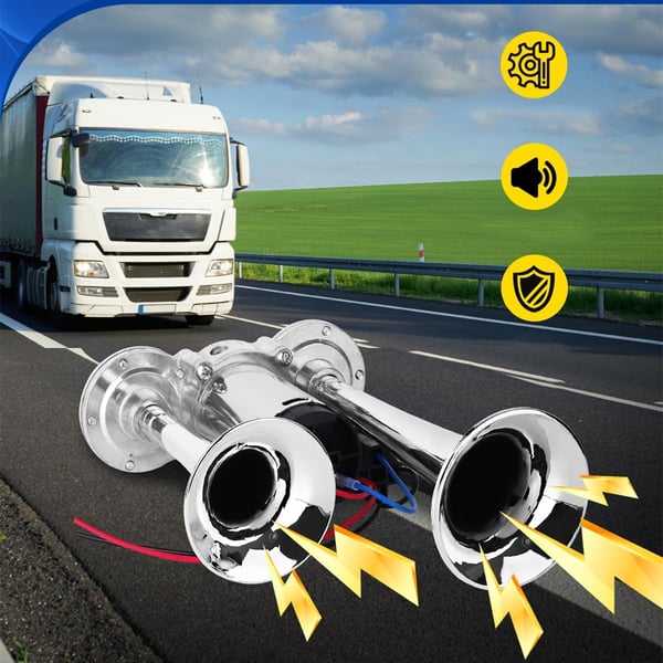 600DB Dual-Tone Metal Car Horn