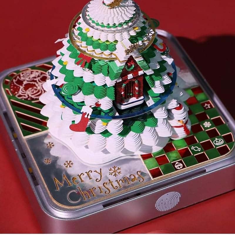 Sakerplus® 3D Paper Sculpture Desk Calendar