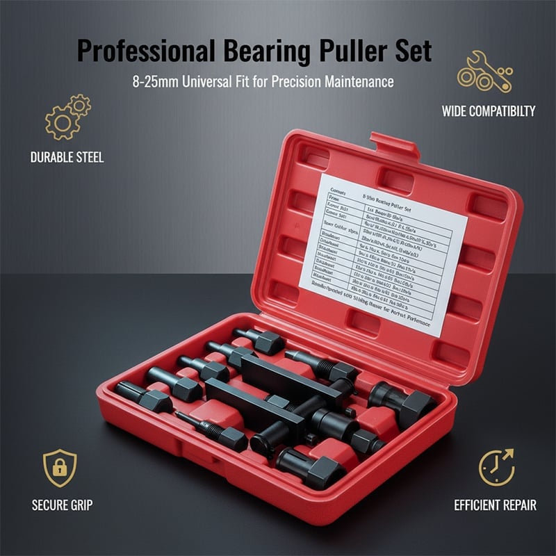 Motorcycle Wheel Inner Bearing Removal Tool Set