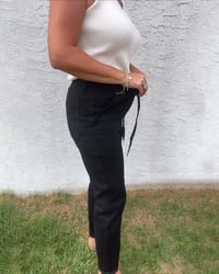 Broek Effen Kleur Casual Stretch