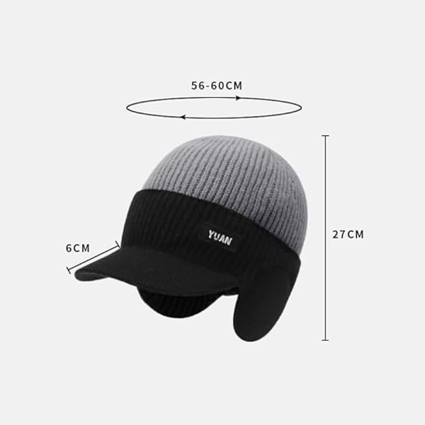 Windproof Thermal Cap with Visor