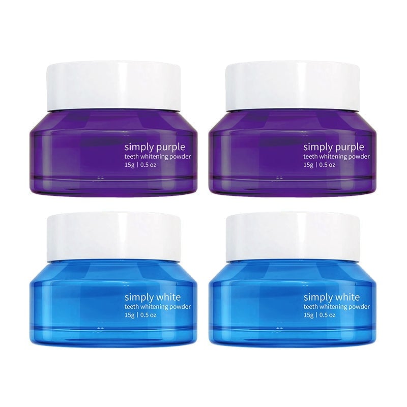 Weißmacher-Zahnpulver für strahlende Zähne