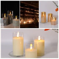 🕯️3D Glass Realistic LED Light