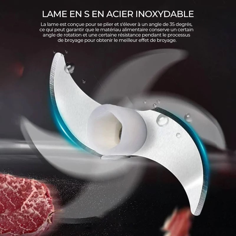 Machine à ail électrique intelligente