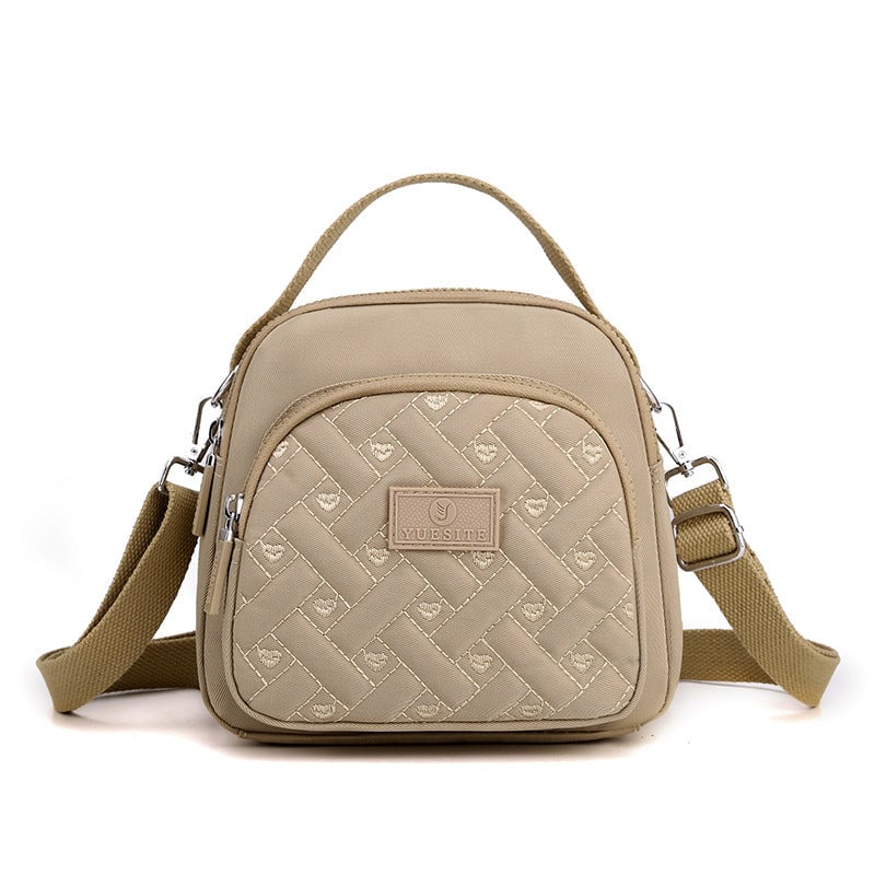 Funktioneller, leichter Nylon-Umhängetasche Mini-Rucksack für Damen