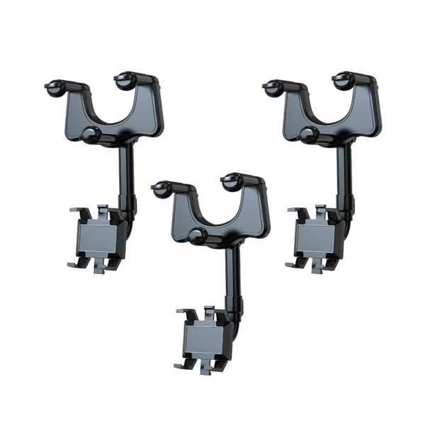 🤳🏽Multifunctional 360 Rotatable Car Rearview Mirror Phone Holder