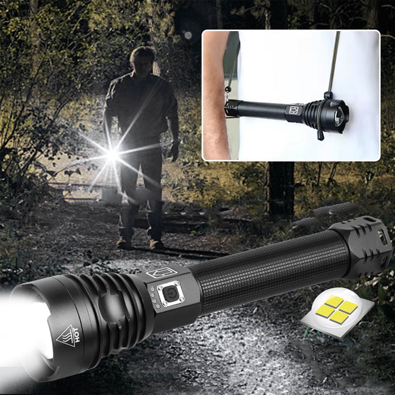 LED Rechargeable Tactical Laser Flashlight