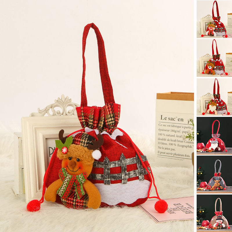 Kerstcadeau Sneeuwpop Doll Bag