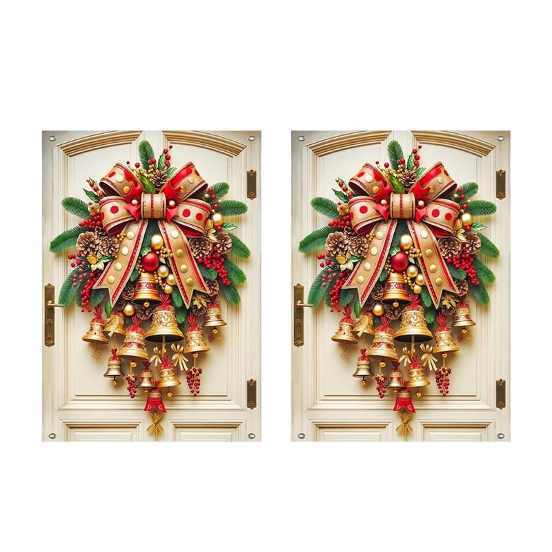 Christmas Bell Door Curtain